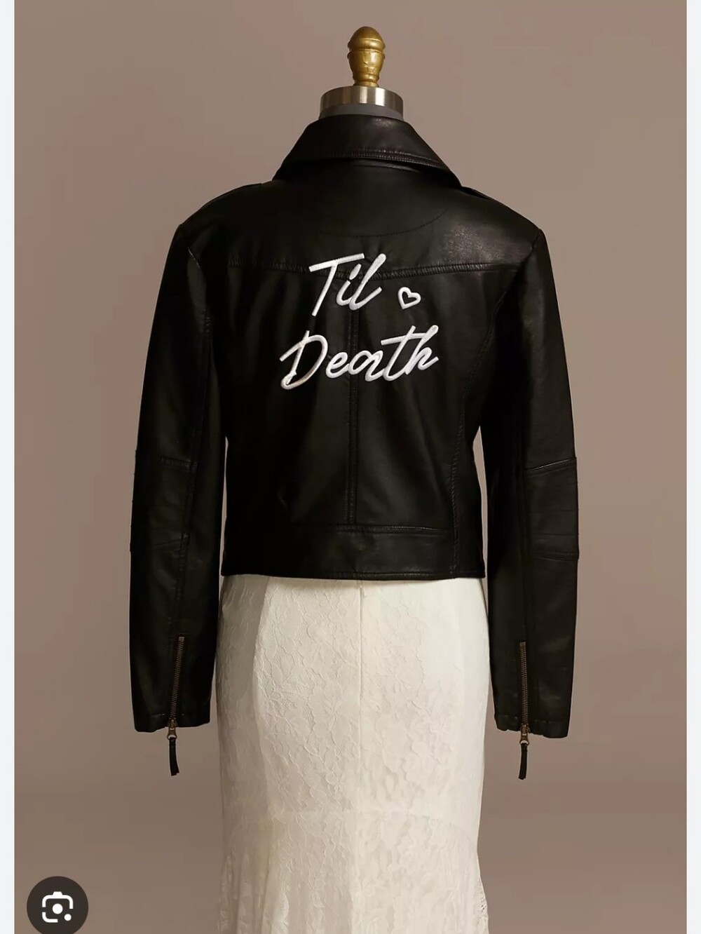 David's bridal jacket med